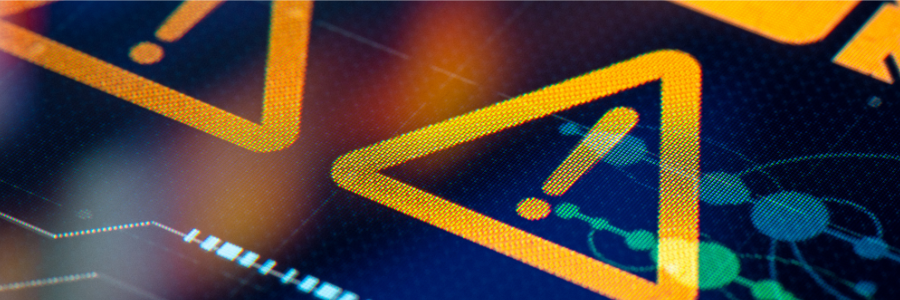 Illuminated alert symbols